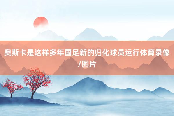 奥斯卡是这样多年国足新的归化球员运行体育录像/图片