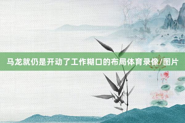 马龙就仍是开动了工作糊口的布局体育录像/图片