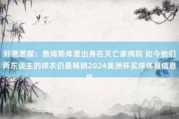 好意思媒：詹姆斯库里出身在灭亡家病院 如今他们两东谈主的球衣仍最畅销2024美洲杯买球体育信息