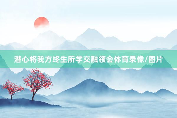 潜心将我方终生所学交融领会体育录像/图片