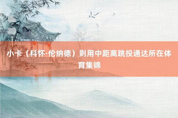 小卡（科怀·伦纳德）则用中距离跳投通达所在体育集锦