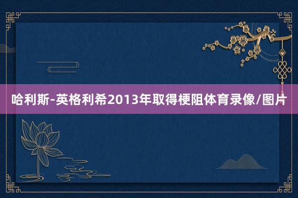 哈利斯-英格利希2013年取得梗阻体育录像/图片