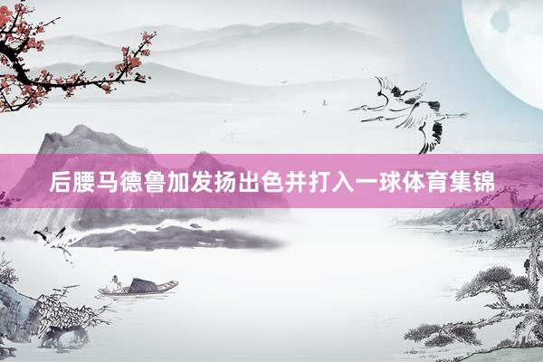 后腰马德鲁加发扬出色并打入一球体育集锦