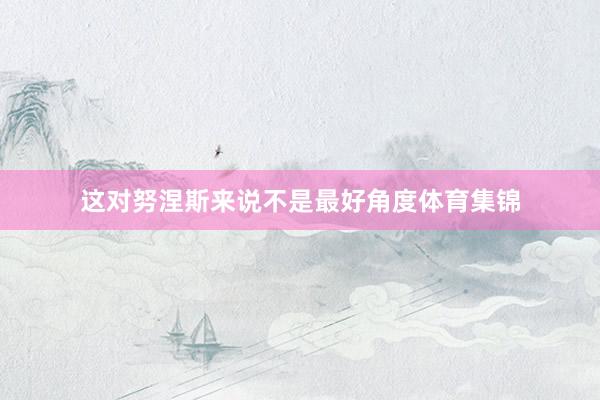 这对努涅斯来说不是最好角度体育集锦