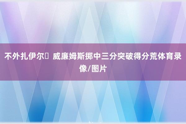 不外扎伊尔・威廉姆斯掷中三分突破得分荒体育录像/图片