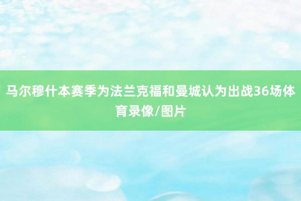 马尔穆什本赛季为法兰克福和曼城认为出战36场体育录像/图片