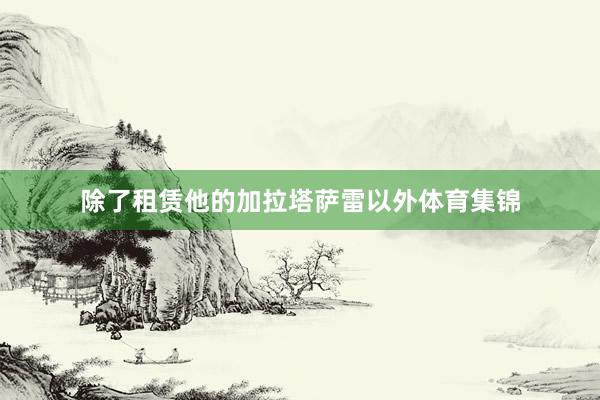 除了租赁他的加拉塔萨雷以外体育集锦