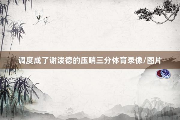 调度成了谢泼德的压哨三分体育录像/图片