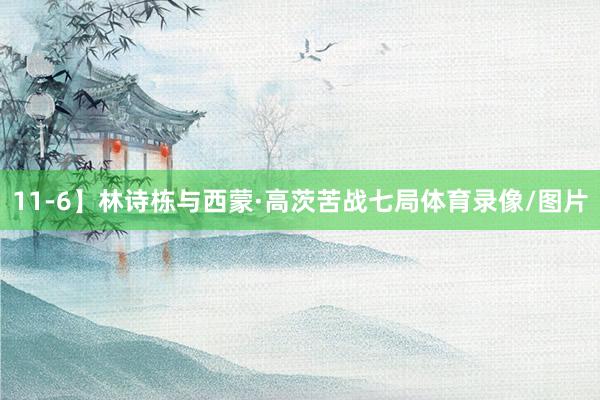 11-6】林诗栋与西蒙·高茨苦战七局体育录像/图片