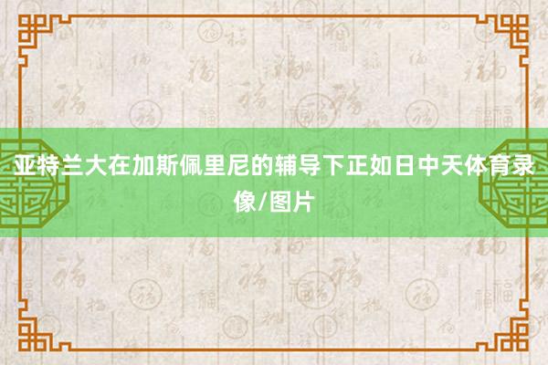 亚特兰大在加斯佩里尼的辅导下正如日中天体育录像/图片