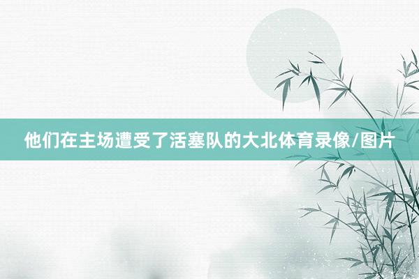 他们在主场遭受了活塞队的大北体育录像/图片