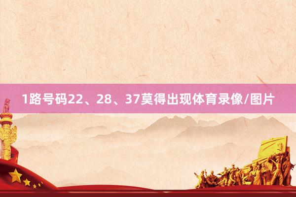 1路号码22、28、37莫得出现体育录像/图片
