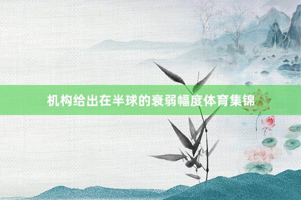 机构给出在半球的衰弱幅度体育集锦