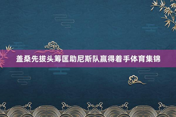 盖桑先拔头筹匡助尼斯队赢得着手体育集锦