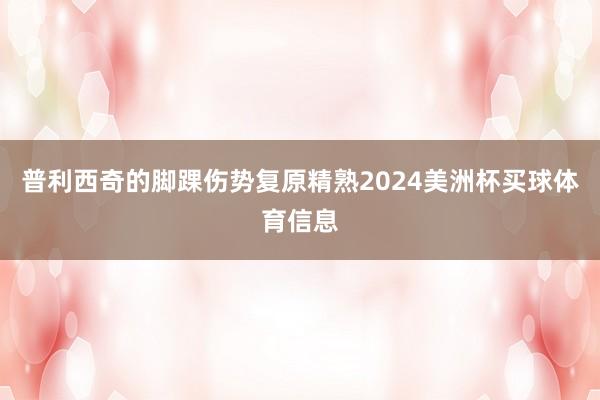 普利西奇的脚踝伤势复原精熟2024美洲杯买球体育信息