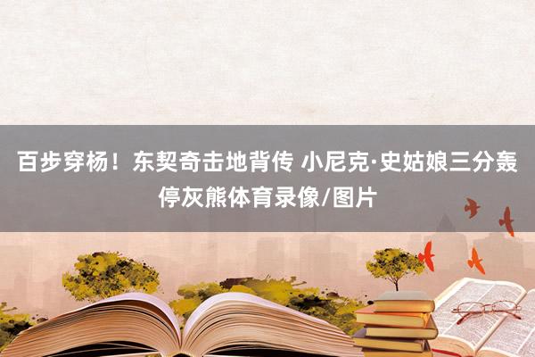 百步穿杨！东契奇击地背传 小尼克·史姑娘三分轰停灰熊体育录像/图片