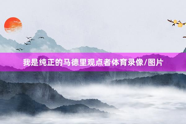 我是纯正的马德里观点者体育录像/图片
