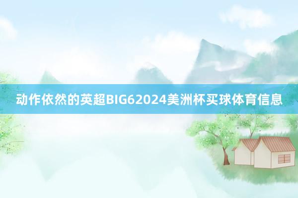 动作依然的英超BIG62024美洲杯买球体育信息