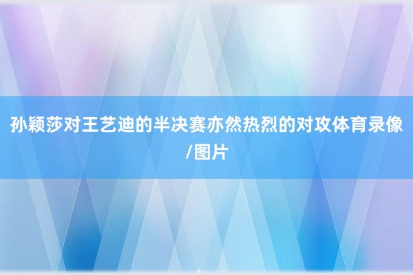 孙颖莎对王艺迪的半决赛亦然热烈的对攻体育录像/图片