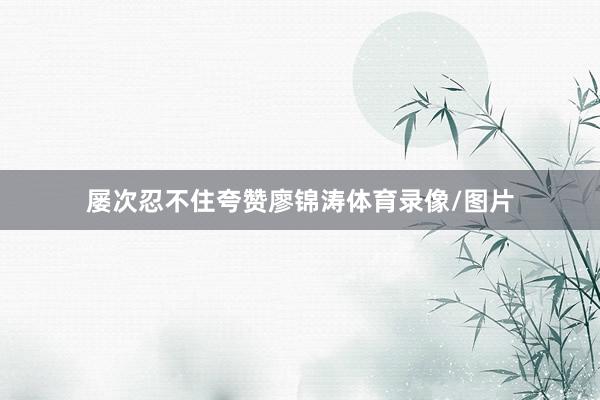 屡次忍不住夸赞廖锦涛体育录像/图片
