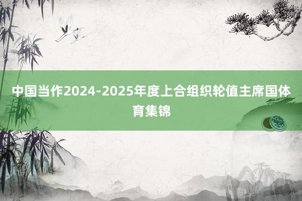 中国当作2024-2025年度上合组织轮值主席国体育集锦