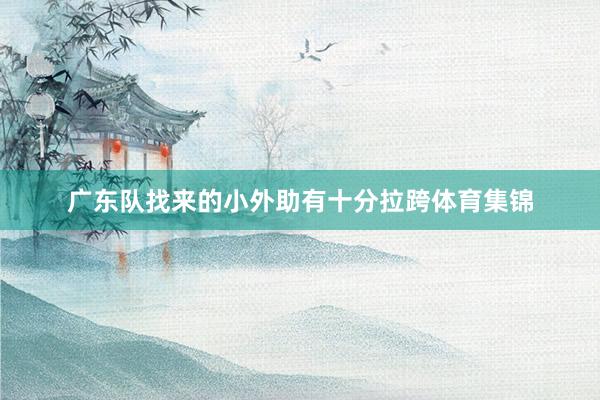 广东队找来的小外助有十分拉跨体育集锦