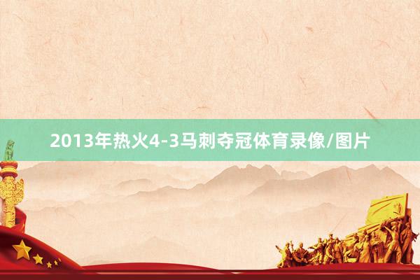 2013年热火4-3马刺夺冠体育录像/图片