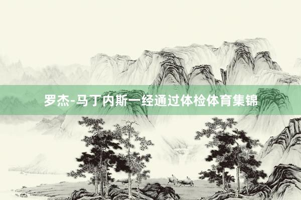 罗杰-马丁内斯一经通过体检体育集锦