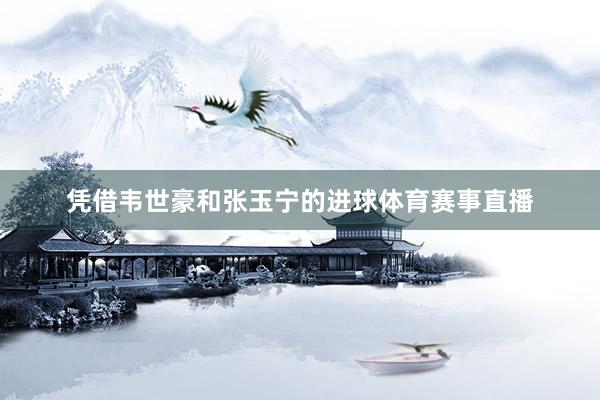 凭借韦世豪和张玉宁的进球体育赛事直播