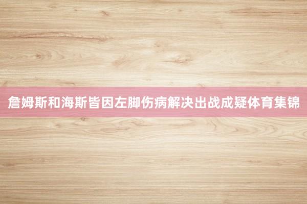 詹姆斯和海斯皆因左脚伤病解决出战成疑体育集锦