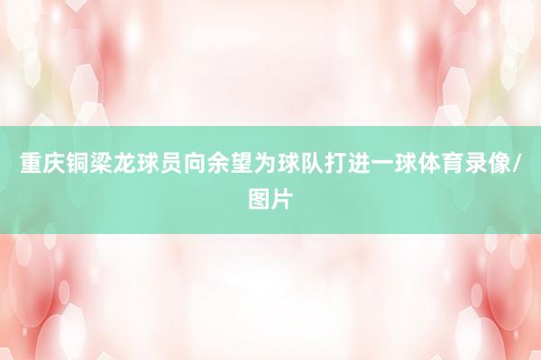重庆铜梁龙球员向余望为球队打进一球体育录像/图片